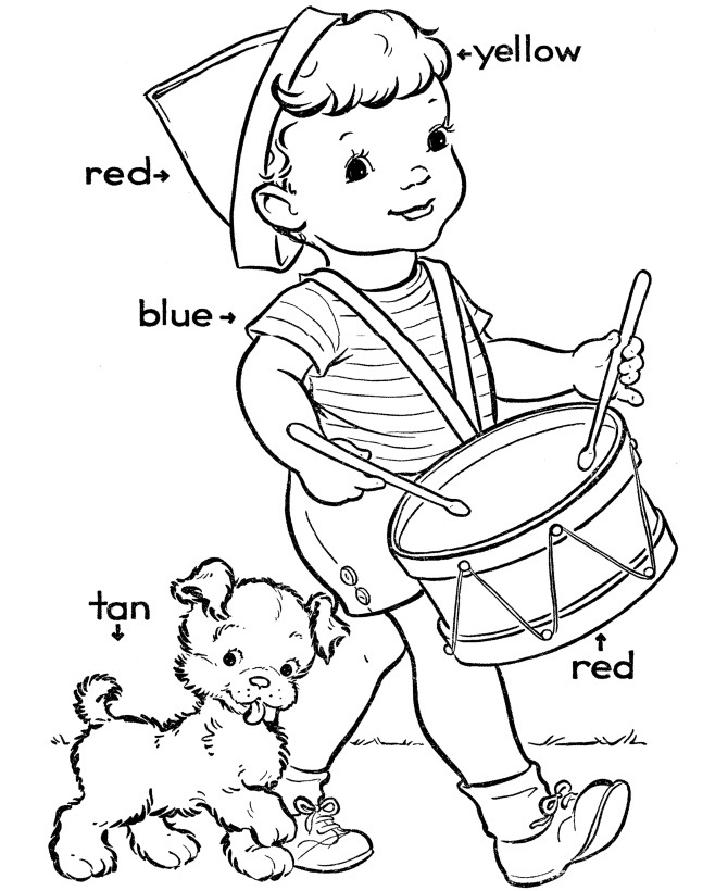 going to kindergarten coloring pages