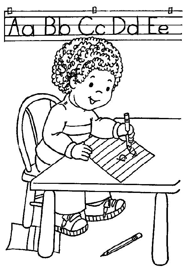 going to kindergarten coloring pages
