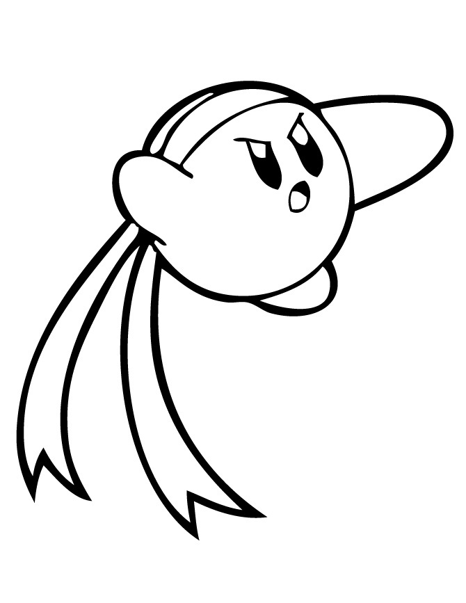 Kirby Characters Coloring Pages
