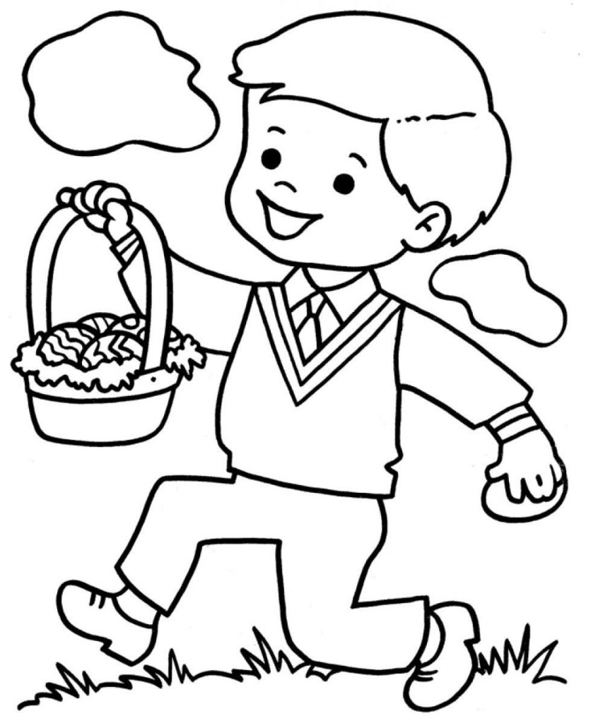 Download Free Printable Boy Coloring Pages For Kids