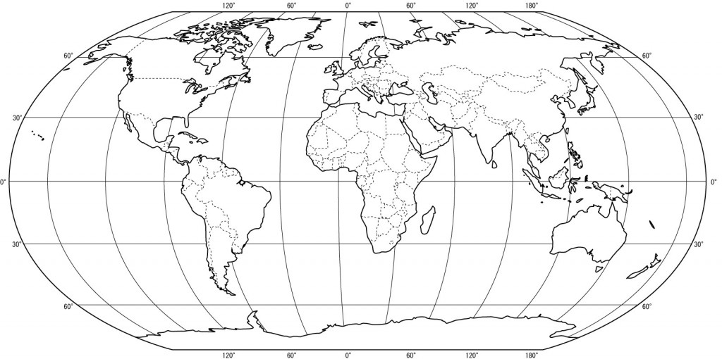 Free Printable World Map With Countries Template In Pdf World Map