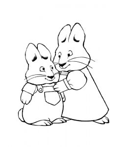 Free Printable Max and Ruby Coloring Pages For Kids