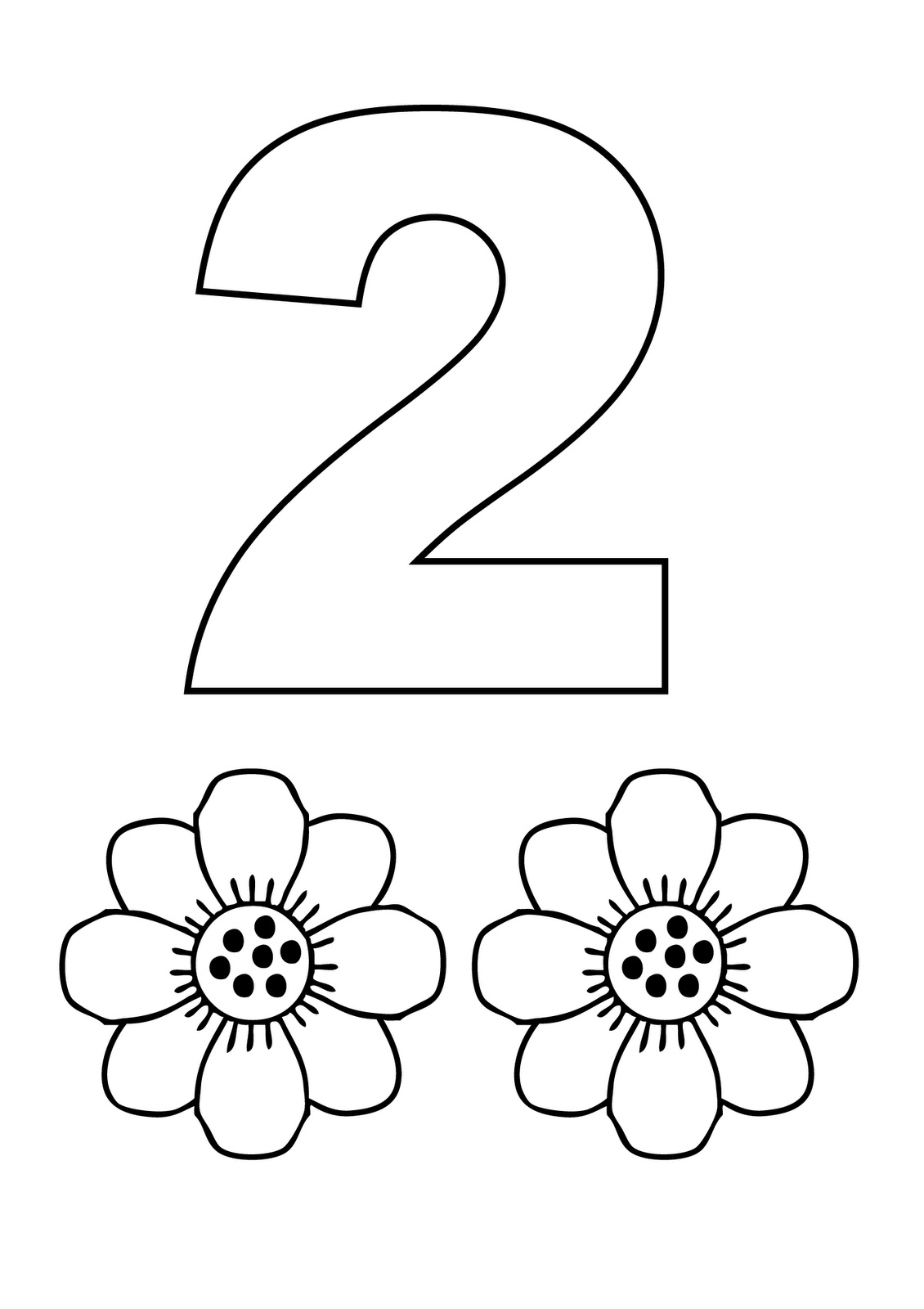 Download Free Printable Number Coloring Pages For Kids
