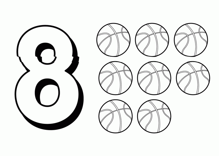 Free Printable Number Coloring Pages For Kids