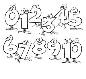 Free Printable Number Coloring Pages For Kids