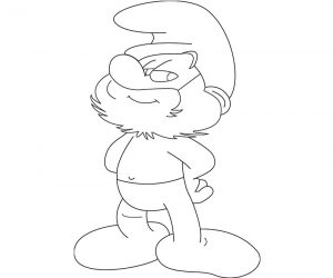 Free Printable Smurf Coloring Pages For Kids