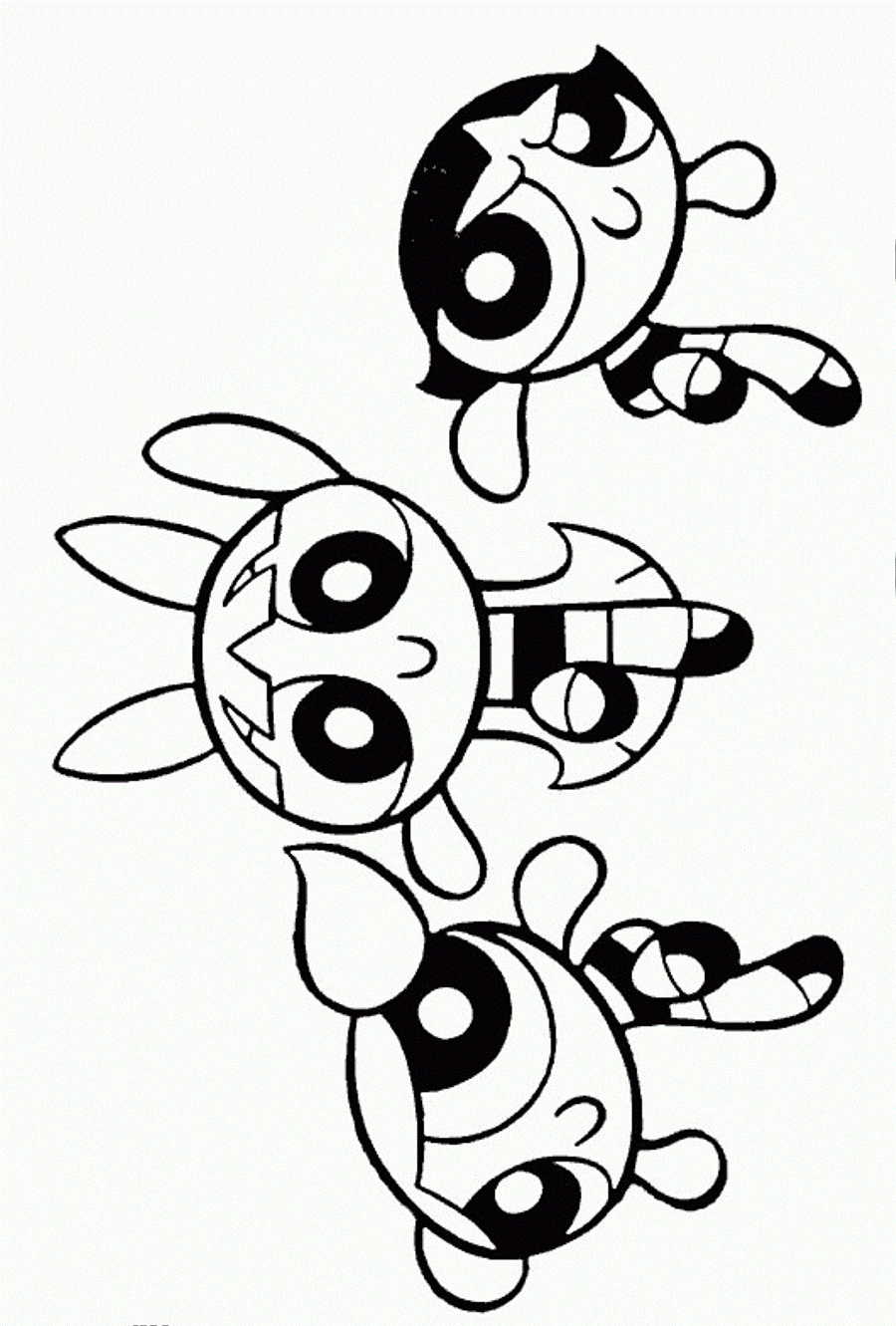 Print Coloring Pages Of Powerpuff Girls Coloring Pages