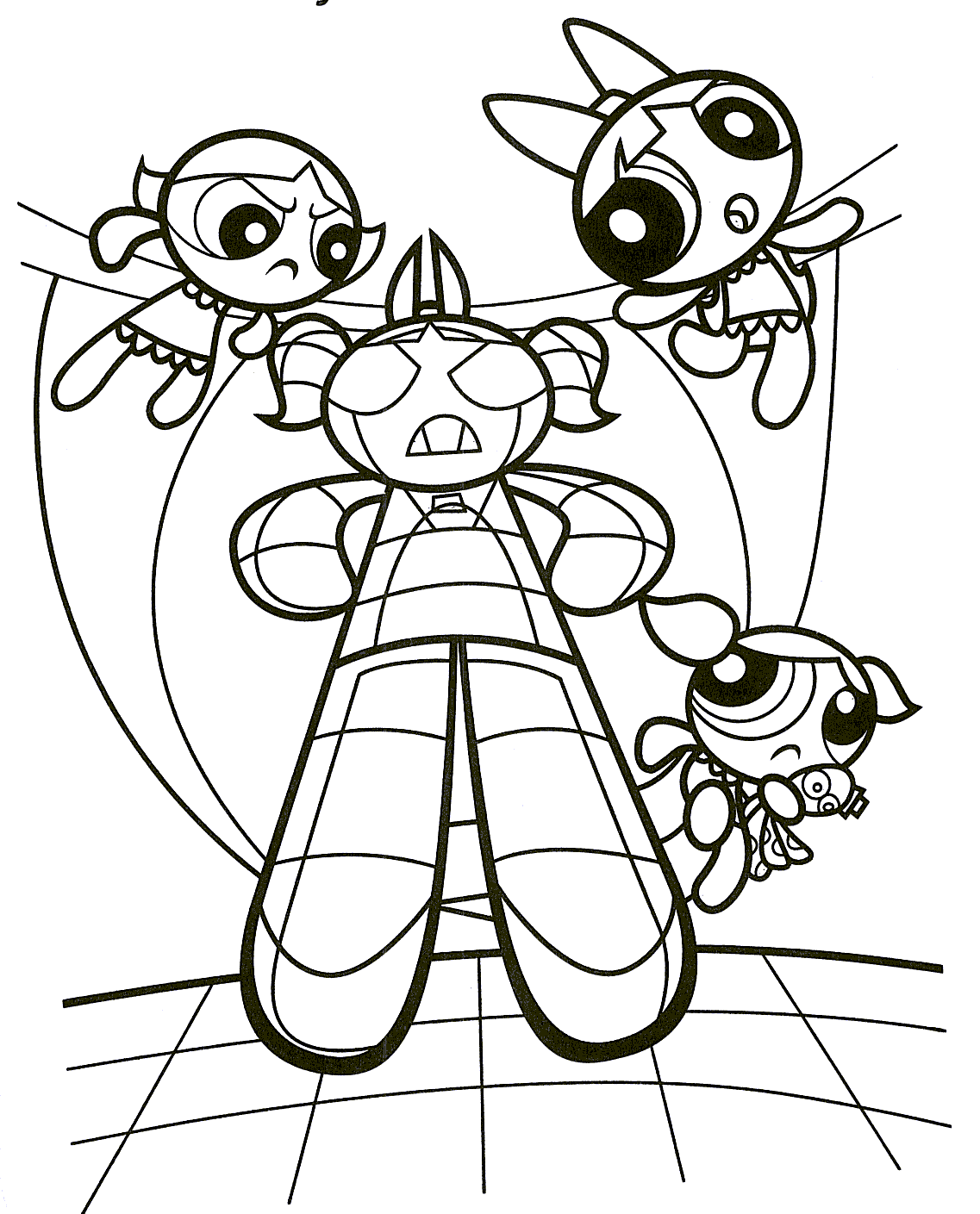 Download Free Printable Powerpuff Girls Coloring Pages For Kids
