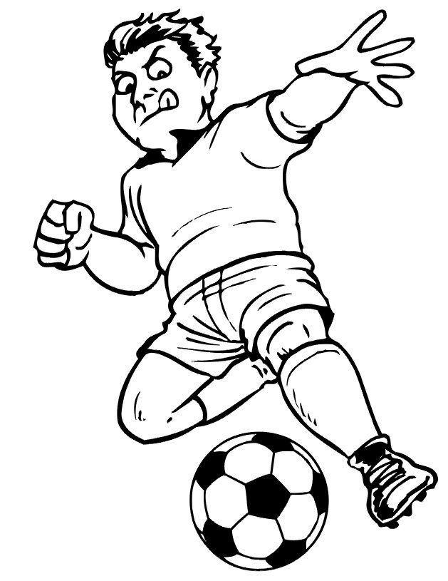 Free Printable Soccer Coloring Pages For Kids