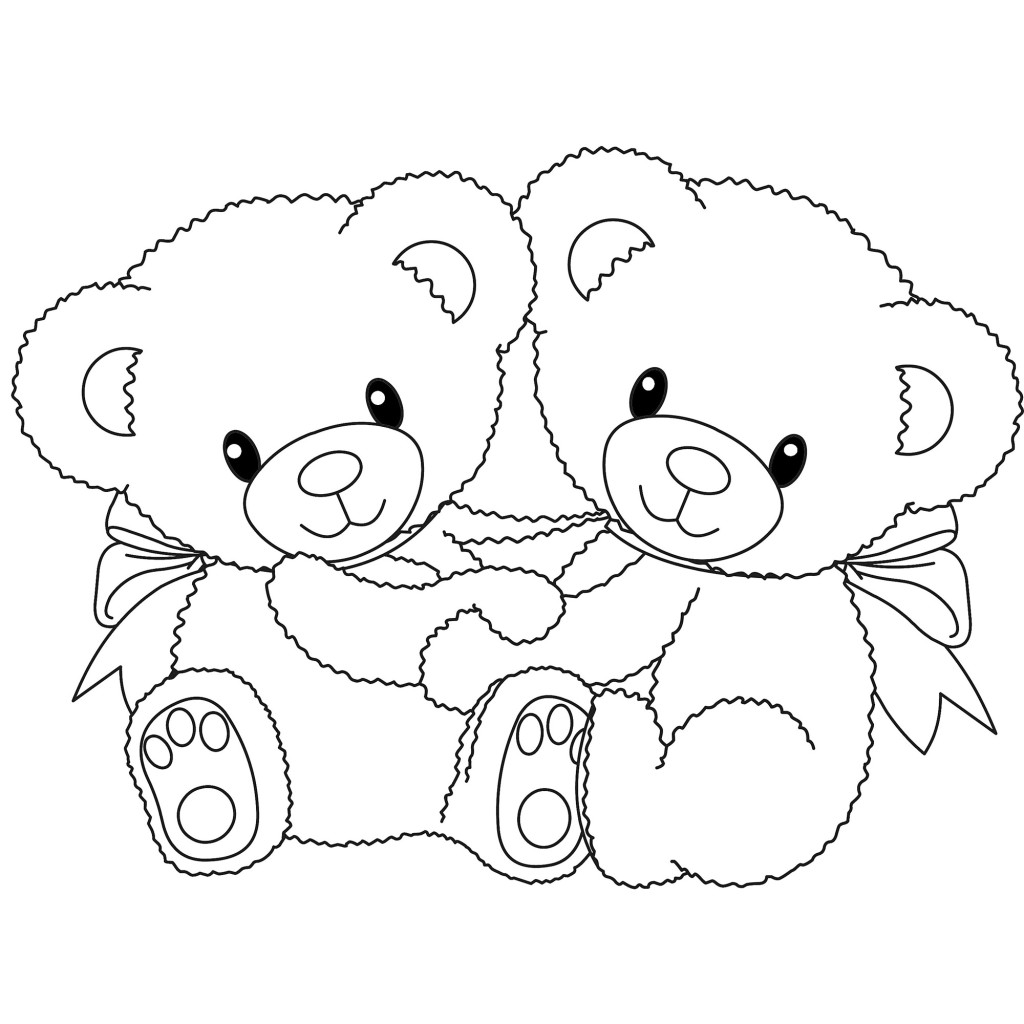 Sitting Teddy Bear Isolated Coloring Page for Kids Stock Vector Image & Art  - Alamy
