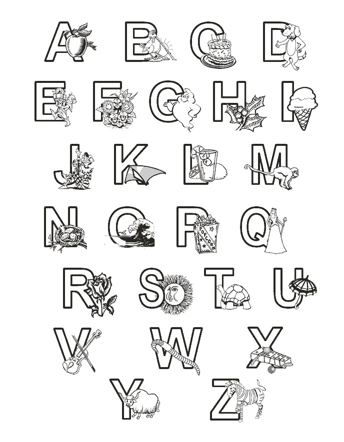 Free Printable Abc Coloring Pages For Kids Afvere