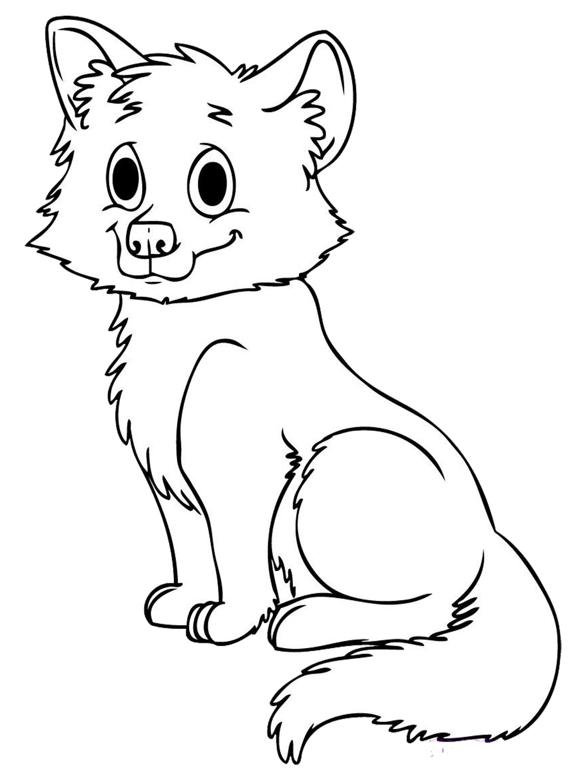 foxin food coloring pages