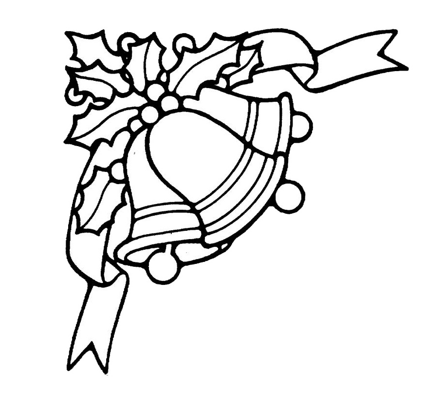 420 Top Coloring Pages Of Christmas Bells For Free