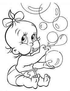 Free Printable Baby Coloring Pages For Kids