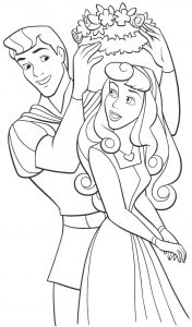 free printable sleeping beauty coloring pages for kids