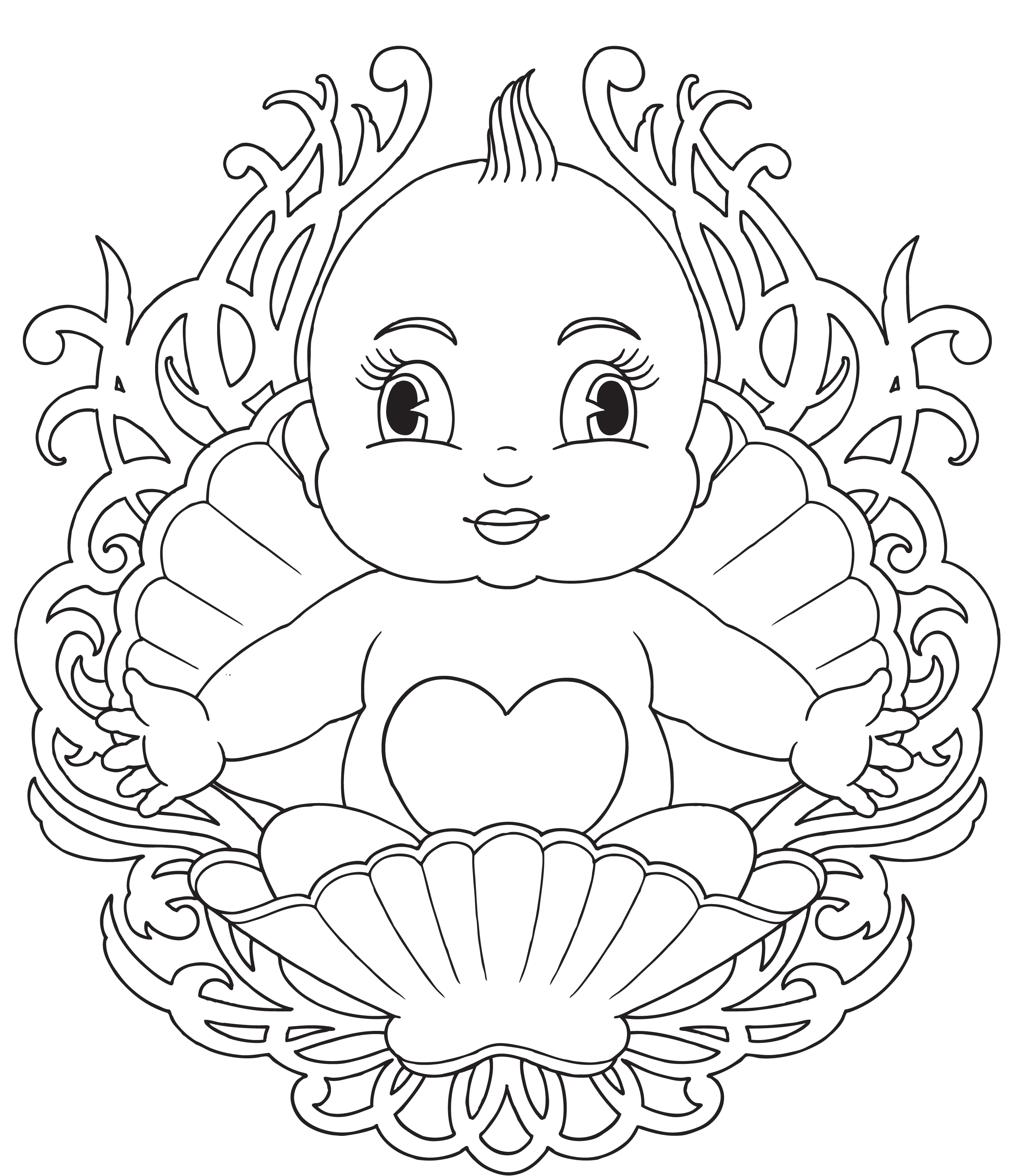 Download Free Printable Baby Coloring Pages For Kids
