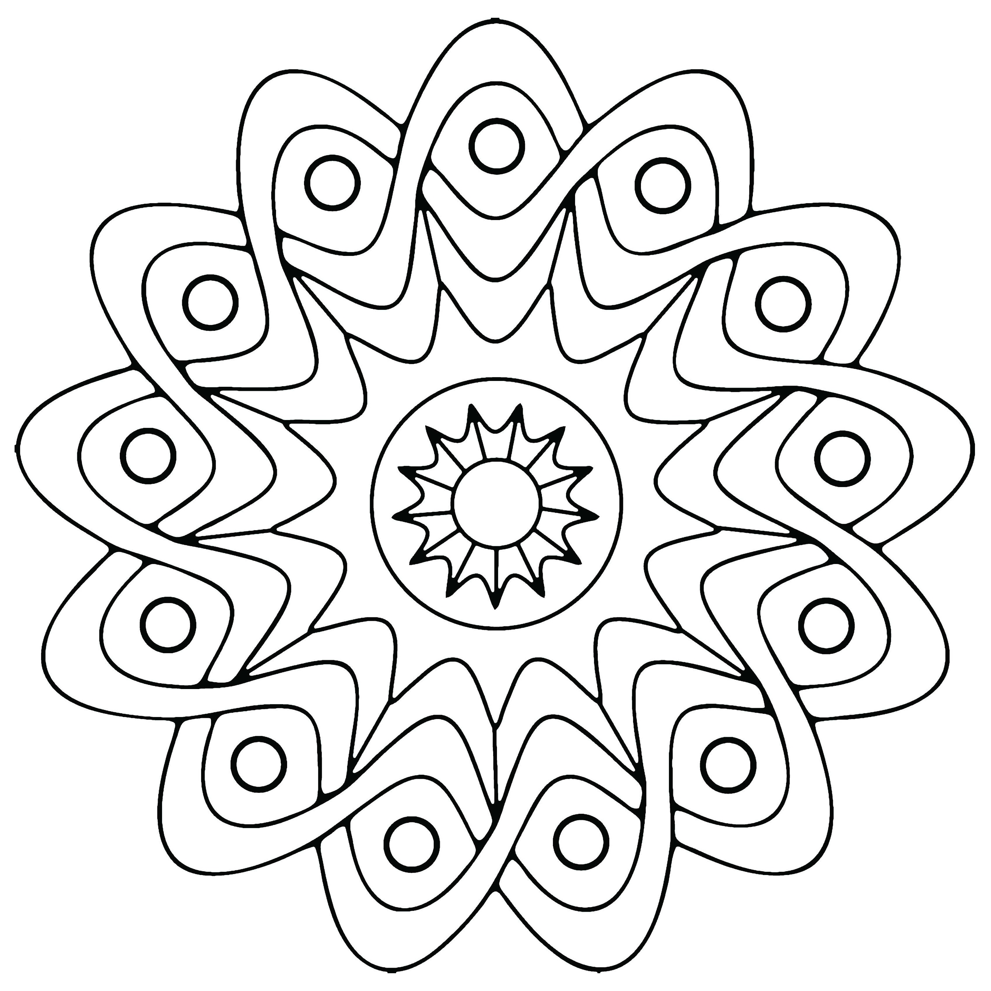Download Free Printable Geometric Coloring Pages For Kids