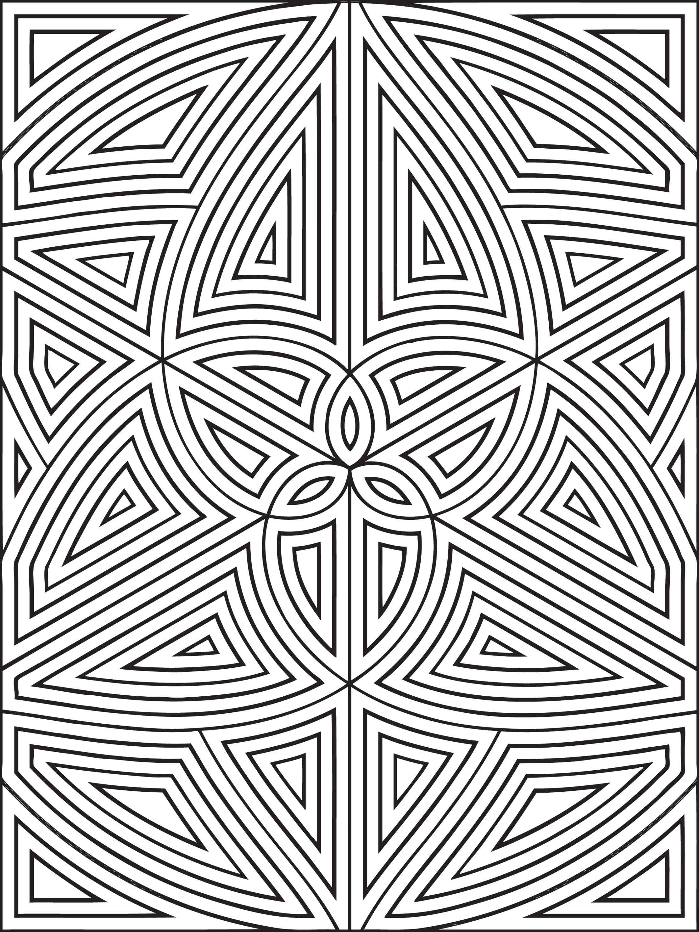 78 Top Coloring Pages For Adults Geometric Images & Pictures In HD