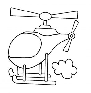 Free Printable Helicopter Coloring Pages For Kids