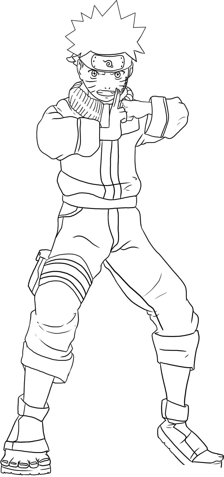 Download Naruto Coloring Pages Sketch Coloring Page
