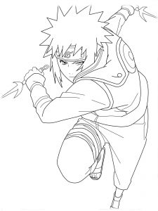 free printable naruto coloring pages for kids