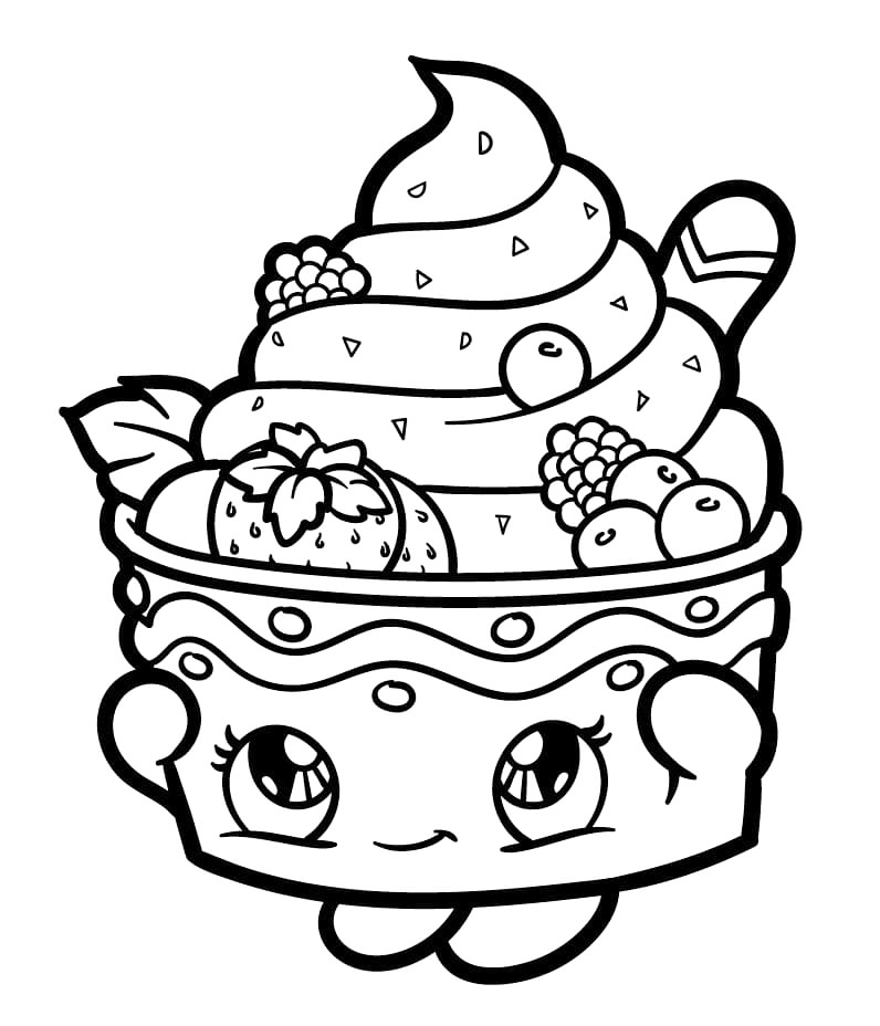Sweet Ice Cream Dream Shopkin Coloring Pages - Ice Cream Coloring Pages -  Coloring Pages for Kids and Adults