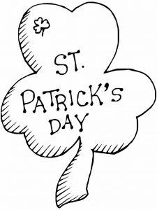 Free Printable Shamrock Coloring Pages For Kids