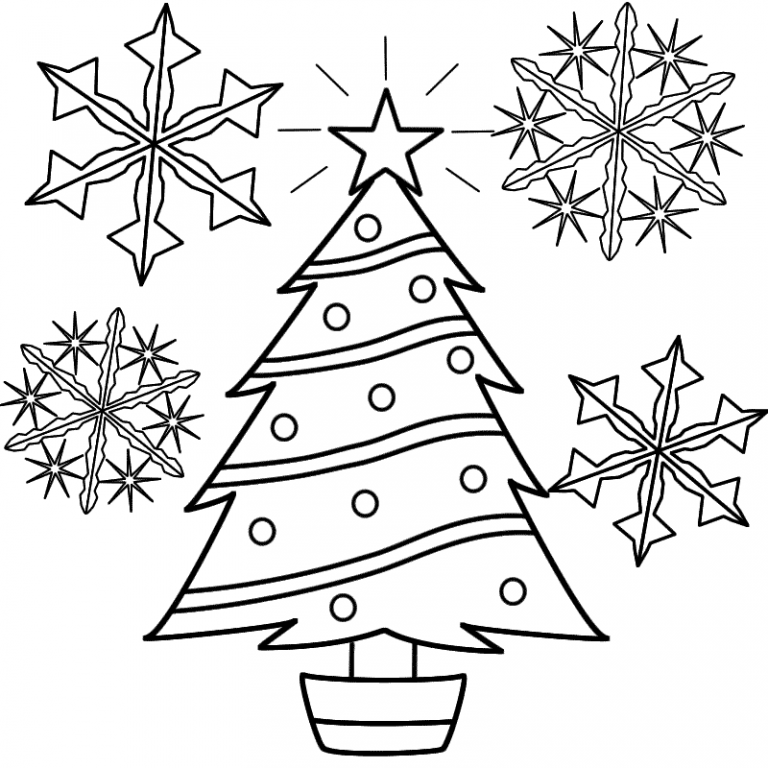 Free Printable Snowflake Coloring Pages For Kids