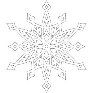 Free Printable Snowflake Coloring Pages For Kids