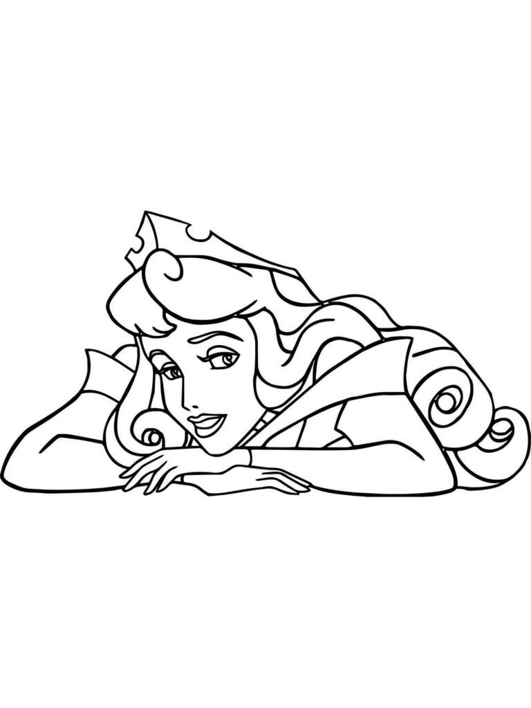 Sleeping Beauty Coloring Page