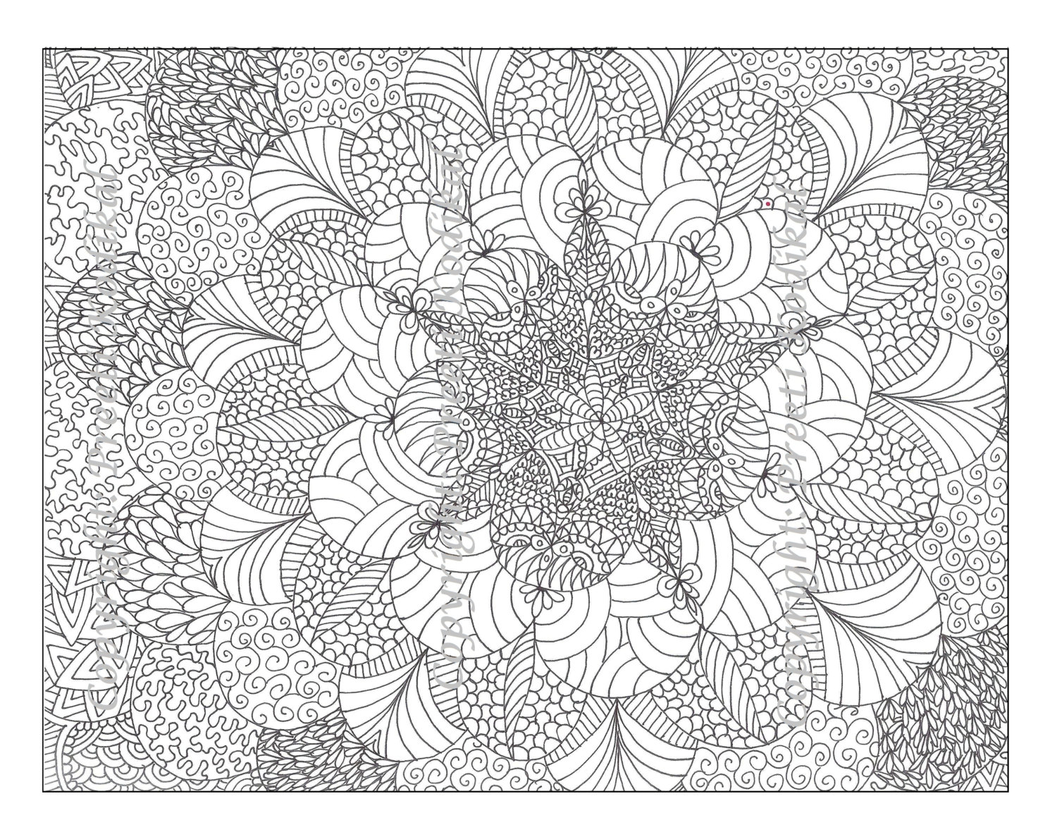 Free Printable Abstract Coloring Pages For Adults