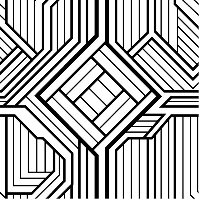 Free Printable Geometric Coloring Pages for Adults.