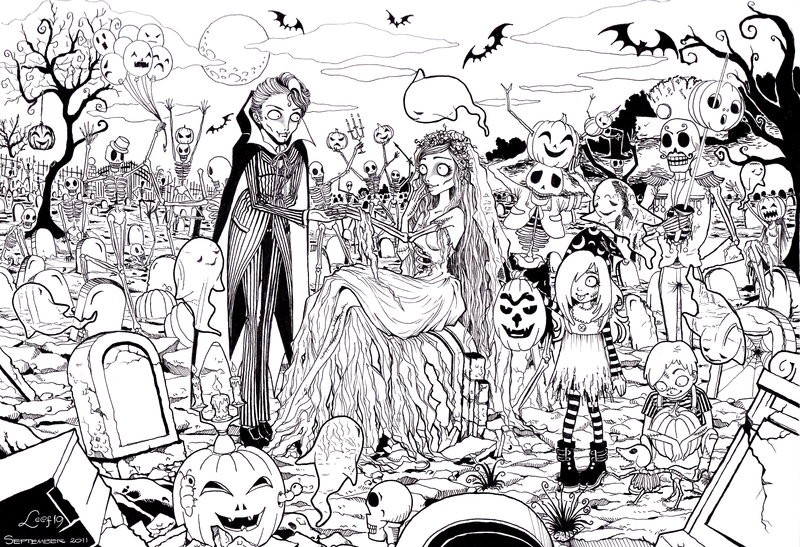 Free Printable Halloween Coloring Pages For Adults Best Coloring 