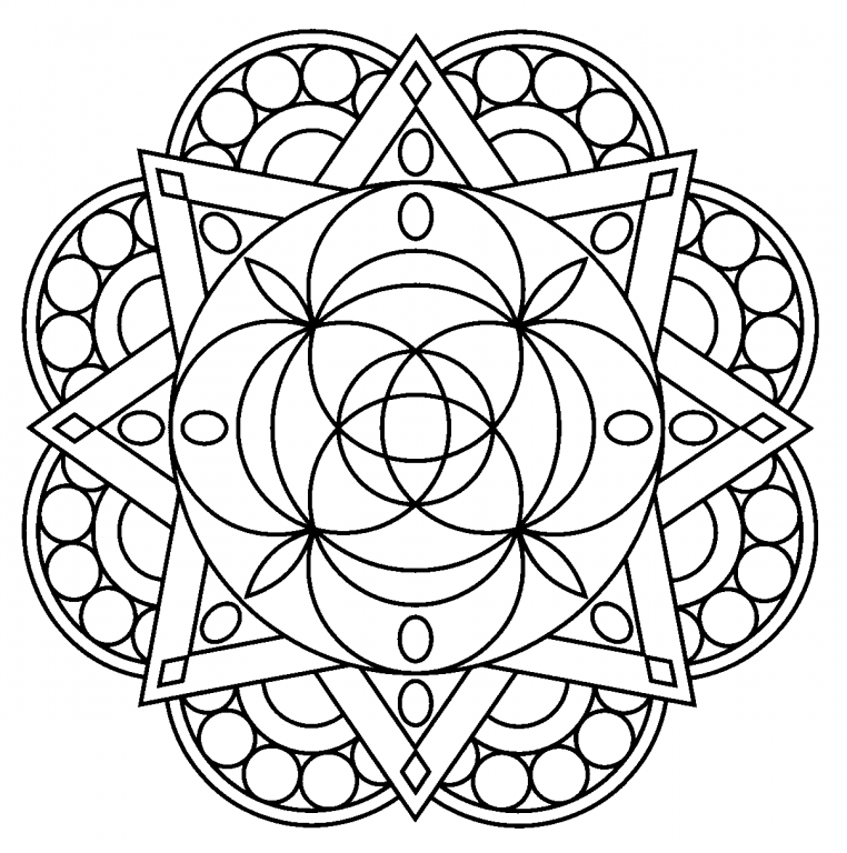 Download Free Printable Mandala Coloring Pages For Adults - Best ...
