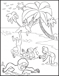 Summer Coloring Pages for Kids. Print them All for Free.