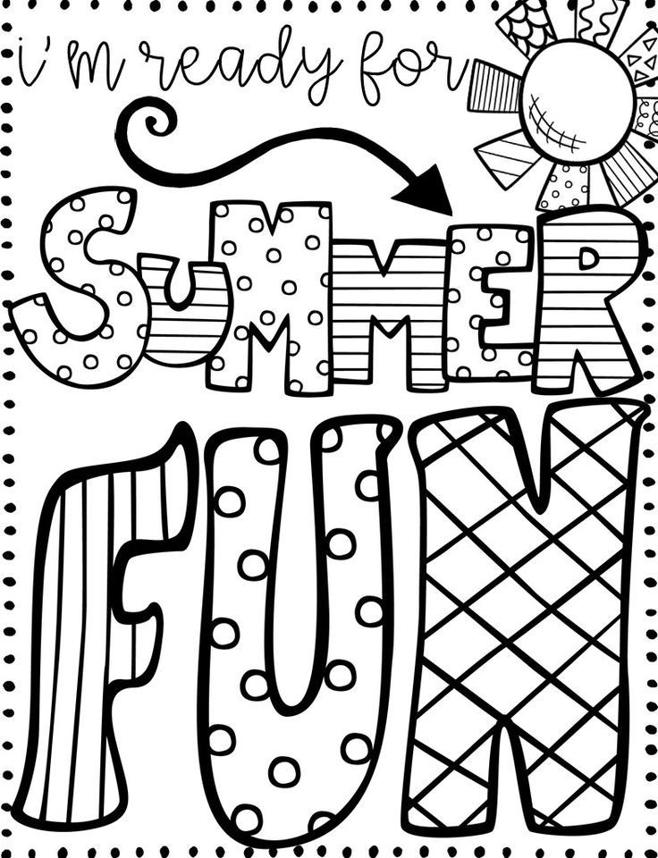 free summer coloring pages for kids  wwwtuningintomom