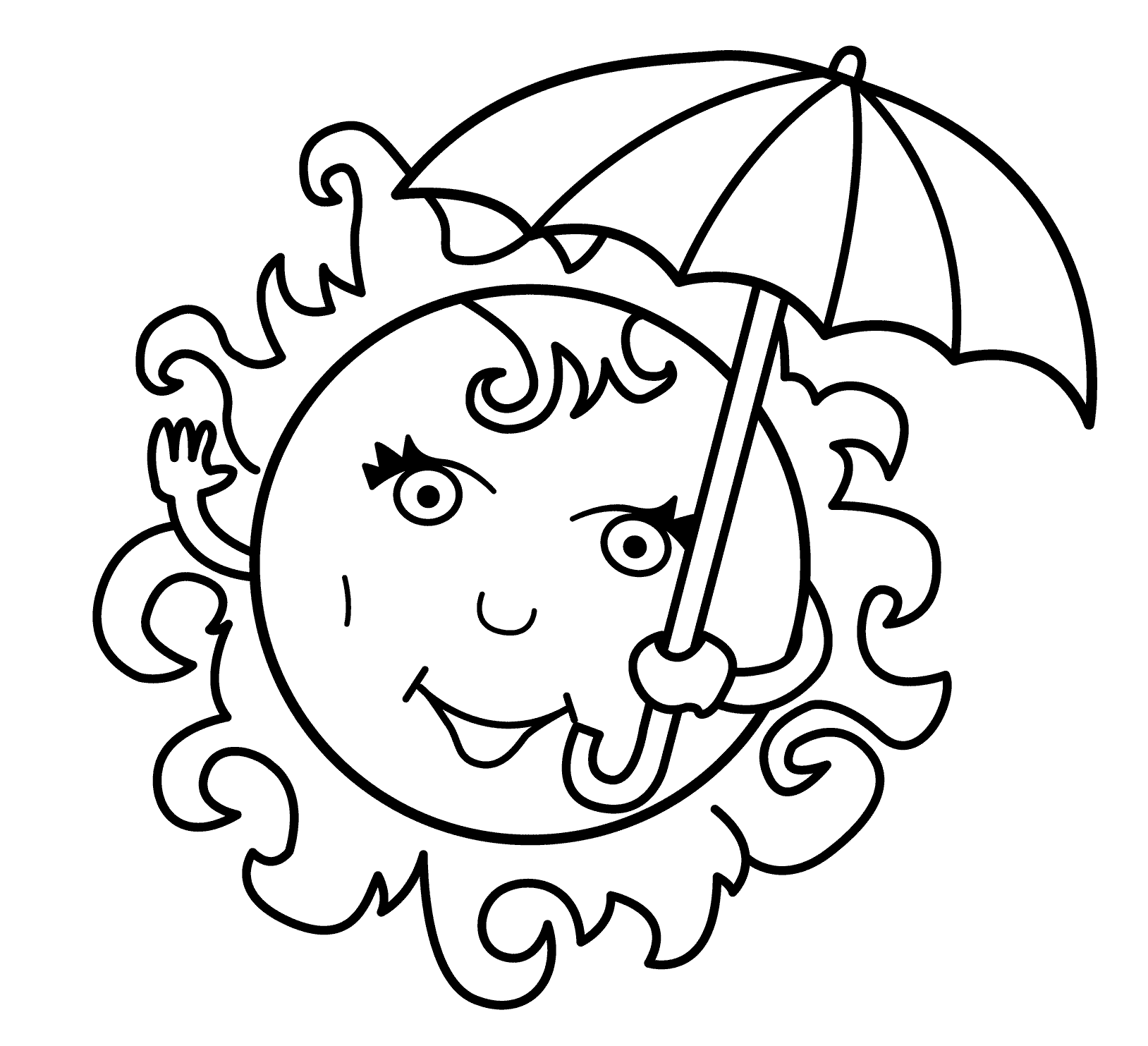 Free Printable Summertime Coloring Sheets