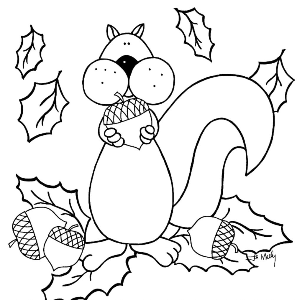  Printable Autumn Coloring Pages 5