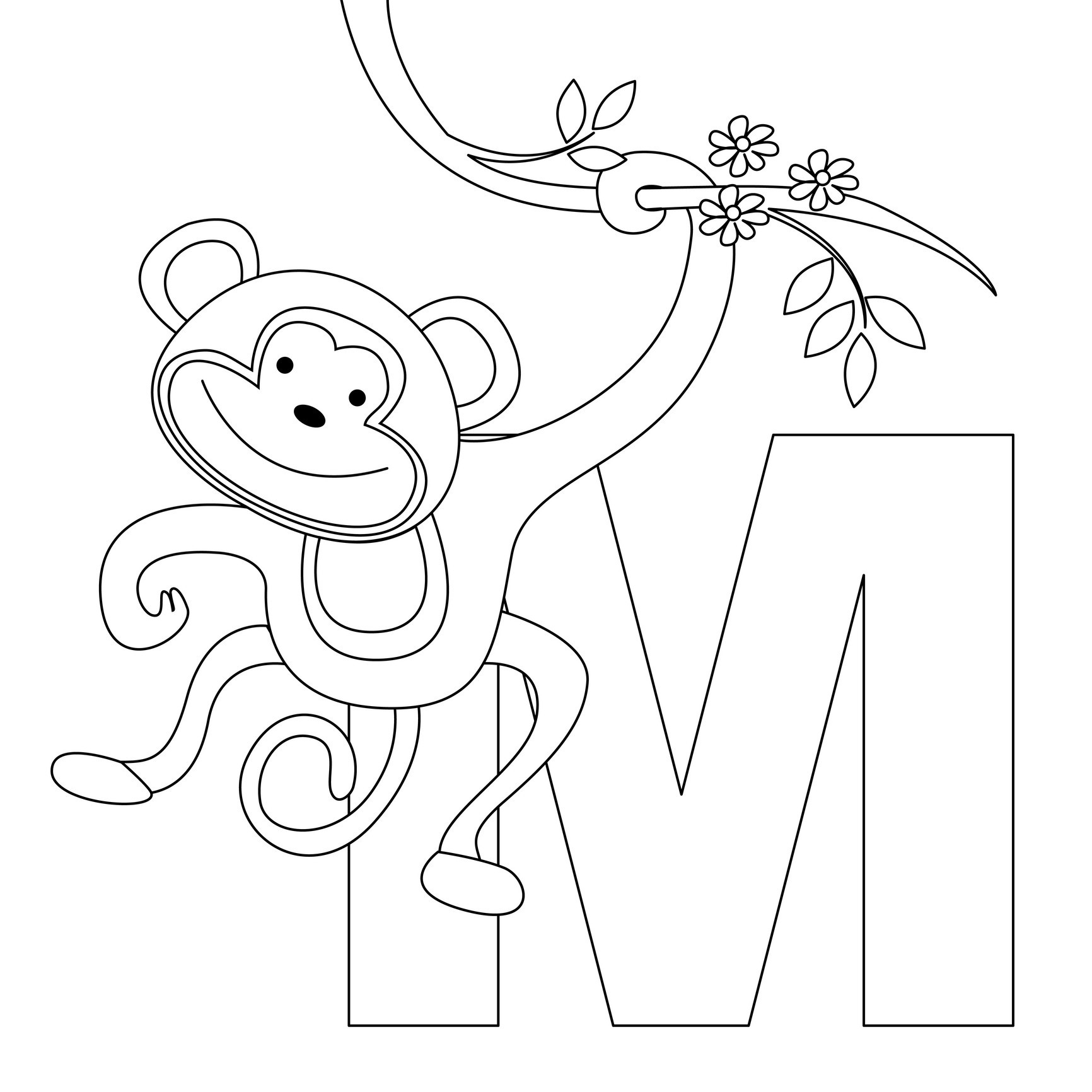 Free Printable Alphabet Coloring Pages for Kids - Best  