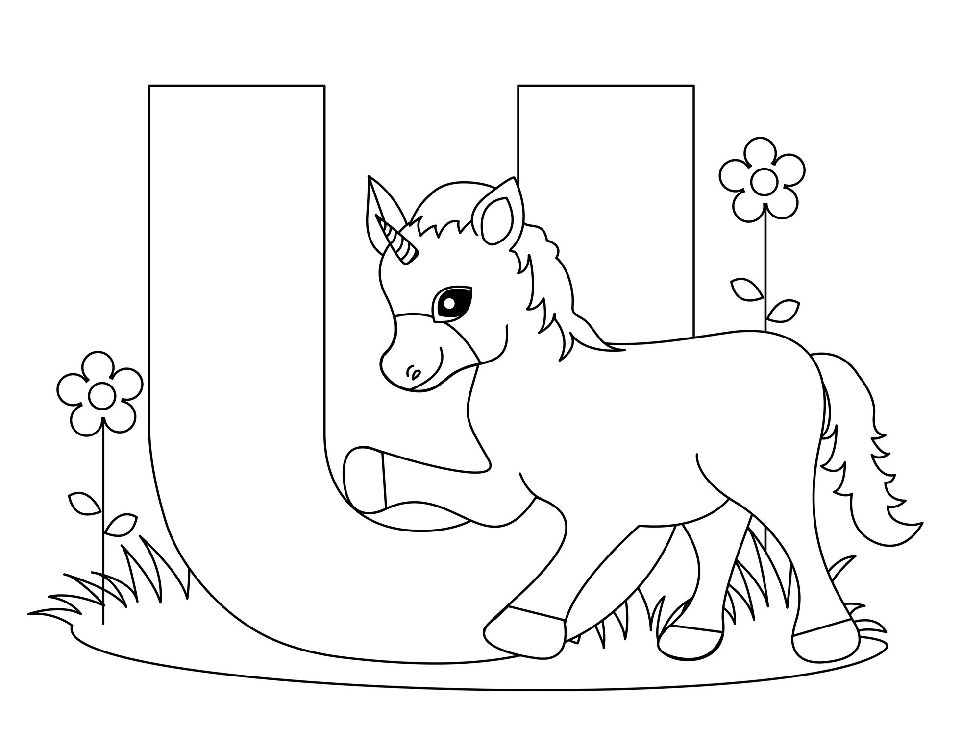  Free Coloring Pages Alphabet 5