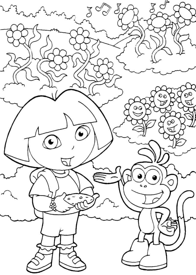 Free Printable Flower Coloring Pages For Kids - Best Coloring Pages For ...