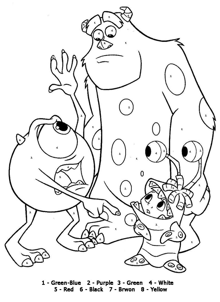 Coloring Pages Number By Number 5