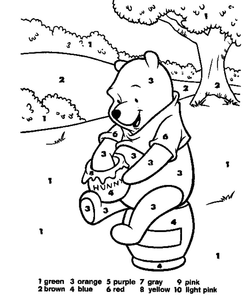 free printable color by number coloring pages best coloring pages for kids