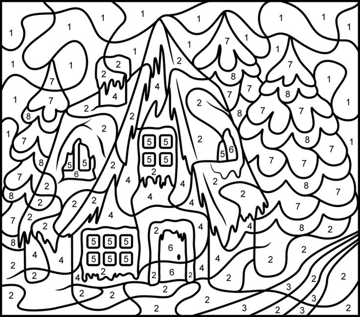 Free Printable Color by Number Coloring Pages Best