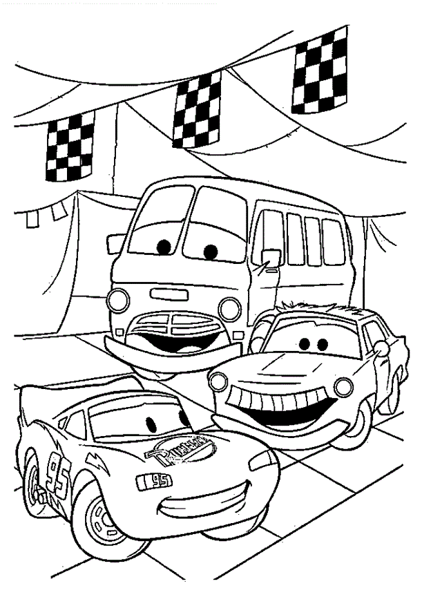 Lightning Mcqueen Coloring Page Free for Adult