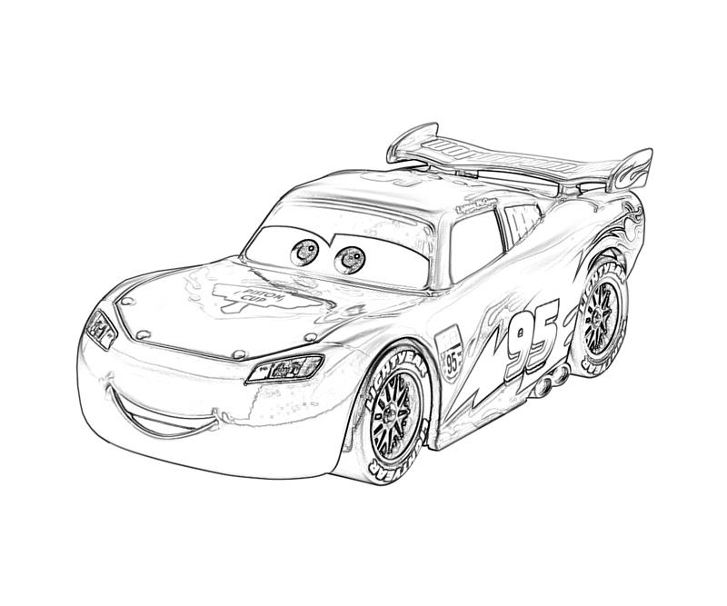 Free Printable Lightning McQueen Coloring Pages for Kids Best