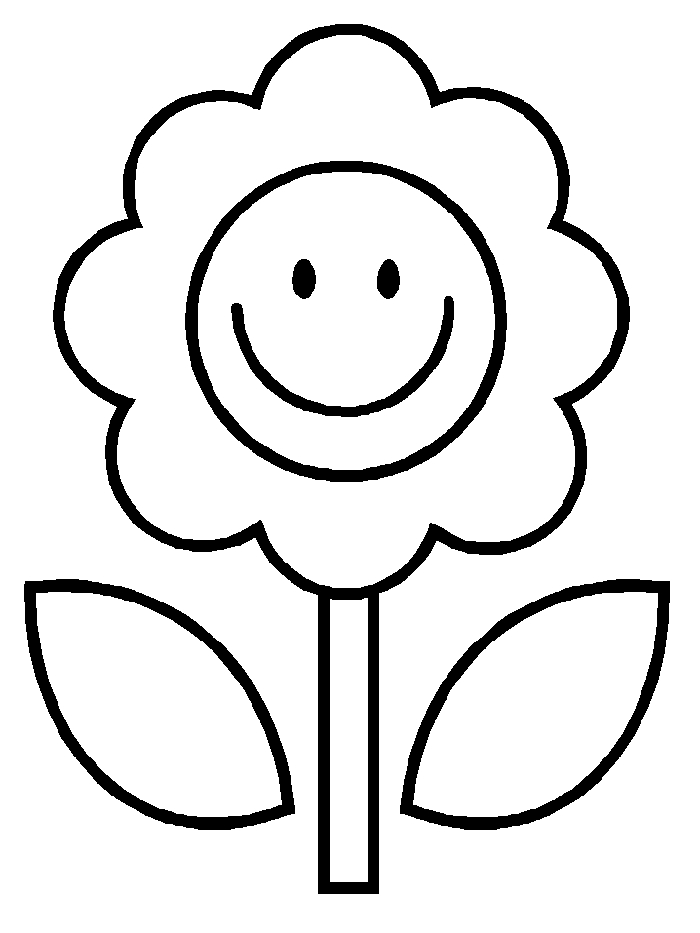  Flowers For Coloring For Kids 8