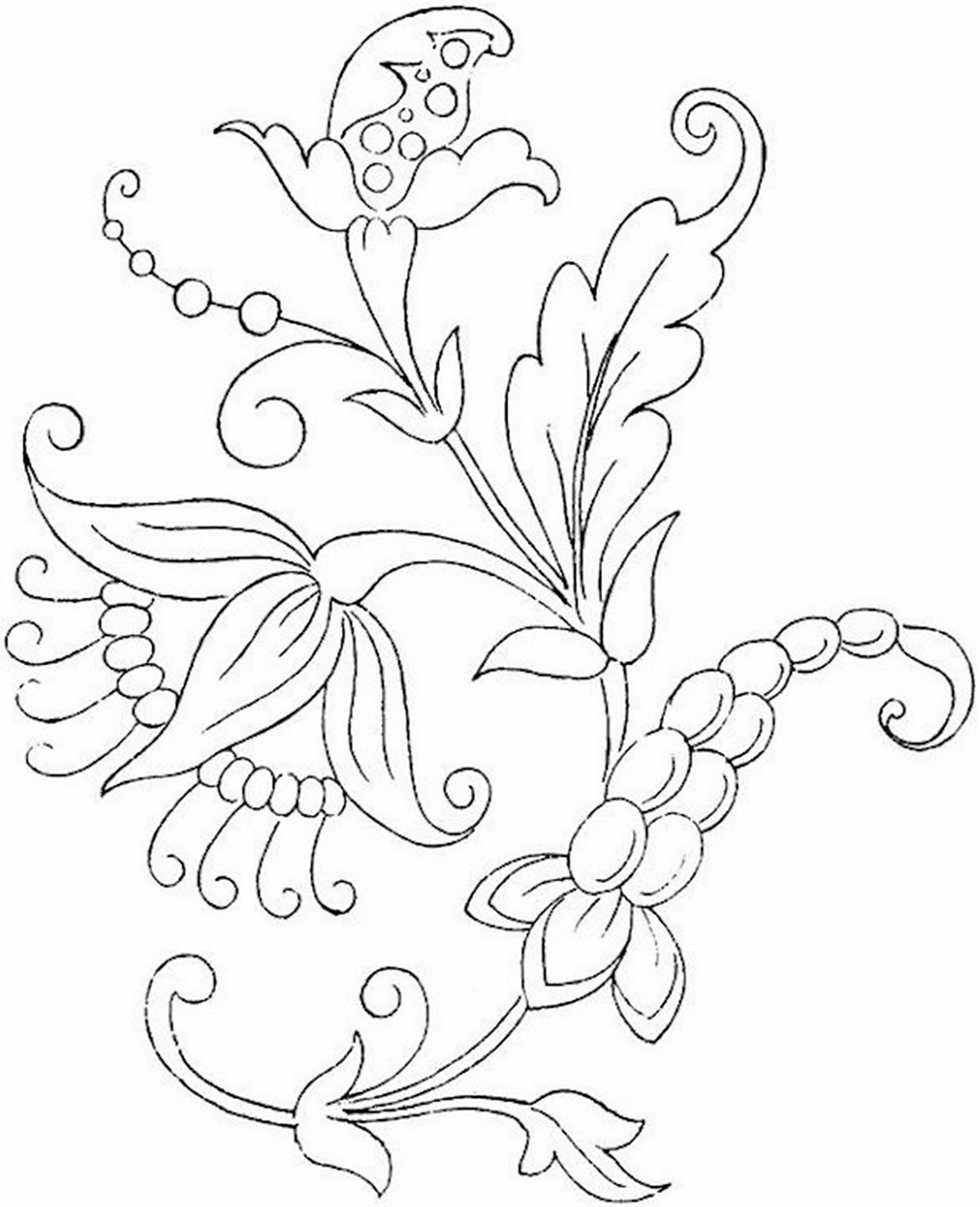 Free Printable Flower Coloring Pages For Kids - Best  