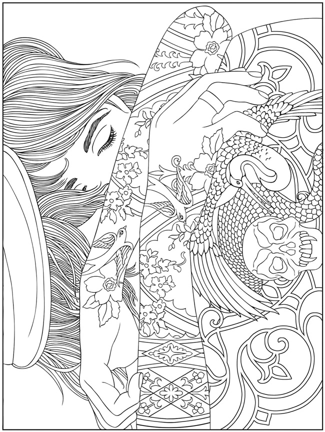 hard coloring pages for kids printable