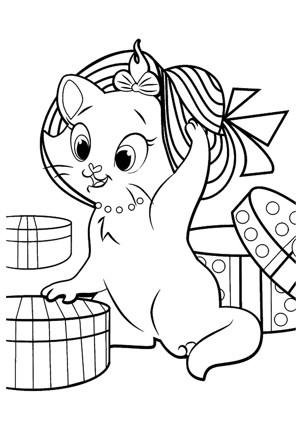 Free Printable Kitten Coloring Pages - Printable World Holiday